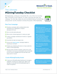 The Ultimate #GivingTuesday Checklist