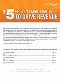5 Proven Email Practices to Drive Revenue