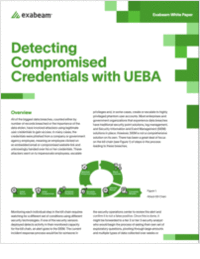 Detecting Compromised User Credentials with UEBA