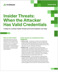 Insider Threats: When the Attacker Has Valid Credentials (Exabeam)