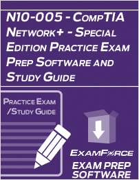 N10-005 - CompTIA Network+ - Special Edition Practice Exam Prep Software and Study Guide