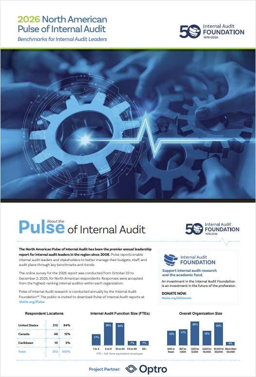 The perfect tool to help internal auditors prepare for 2026