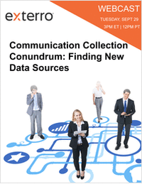 Communication Collection Conundrum: Finding New Data Sources