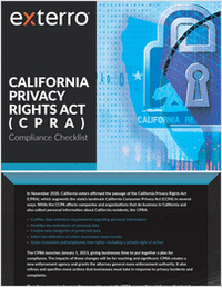 California Privacy Rights Act (CPRA): Compliance Checklist