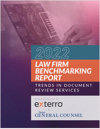 2022 Law Firm Benchmarking Report: Trends in Document Review Services