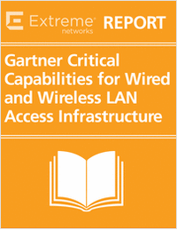 Gartner Critical Capabilities for Wired and Wireless LAN Access Infrastructure