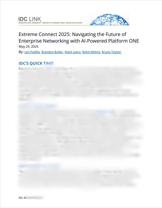 Navigating the Future of Enterprise Networking with AI-Powered Extreme Platform ONE™