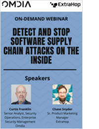 Detect and Stop Software Supply Chain Attacks on the Inside