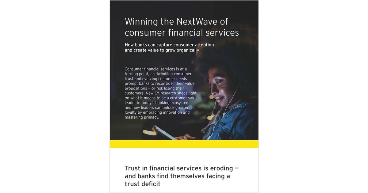 Winning the Next Wave of Consumer Financial Services Free Infographic