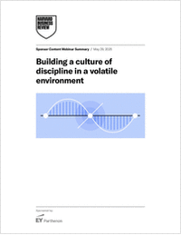 Building a Culture of Discipline in a Volatile Environment - Webinar Summary
