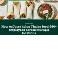 How ezCater Transformed Workplace Dining at Thales