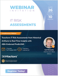 Transform IT Risk Assessments - Webinar
