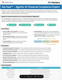 Ask Kaia - Agentic AI-Powered Compliance Expert