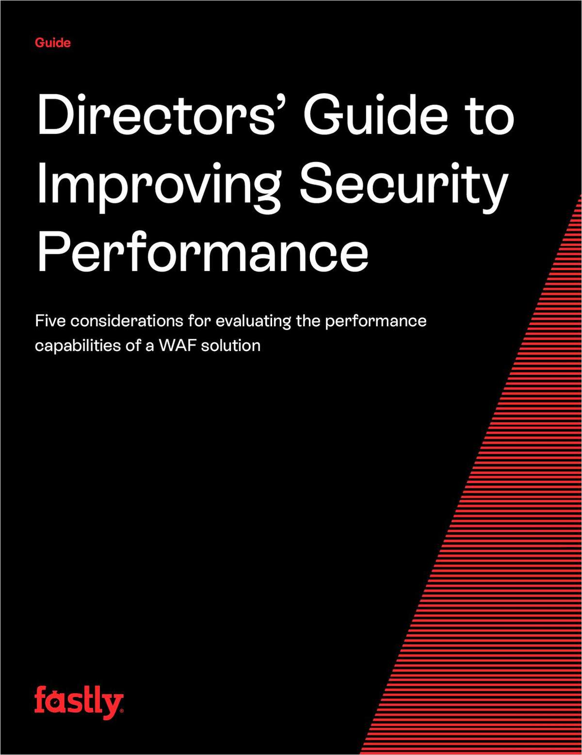 Directors' guide to improving security performance