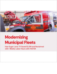 Case Study: How the City of Sugar Land Digitized Its 550-Vehicle Fleet, Saving 100+ Labor Hours Weekly and $1.5M in Budget Gains