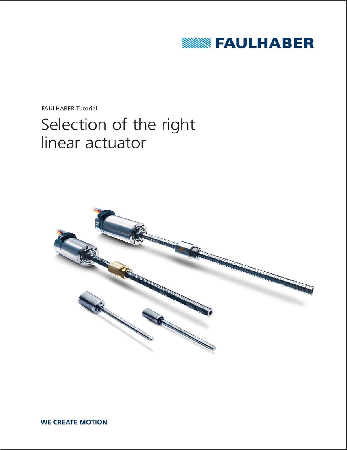 Selection of the right linear actuator