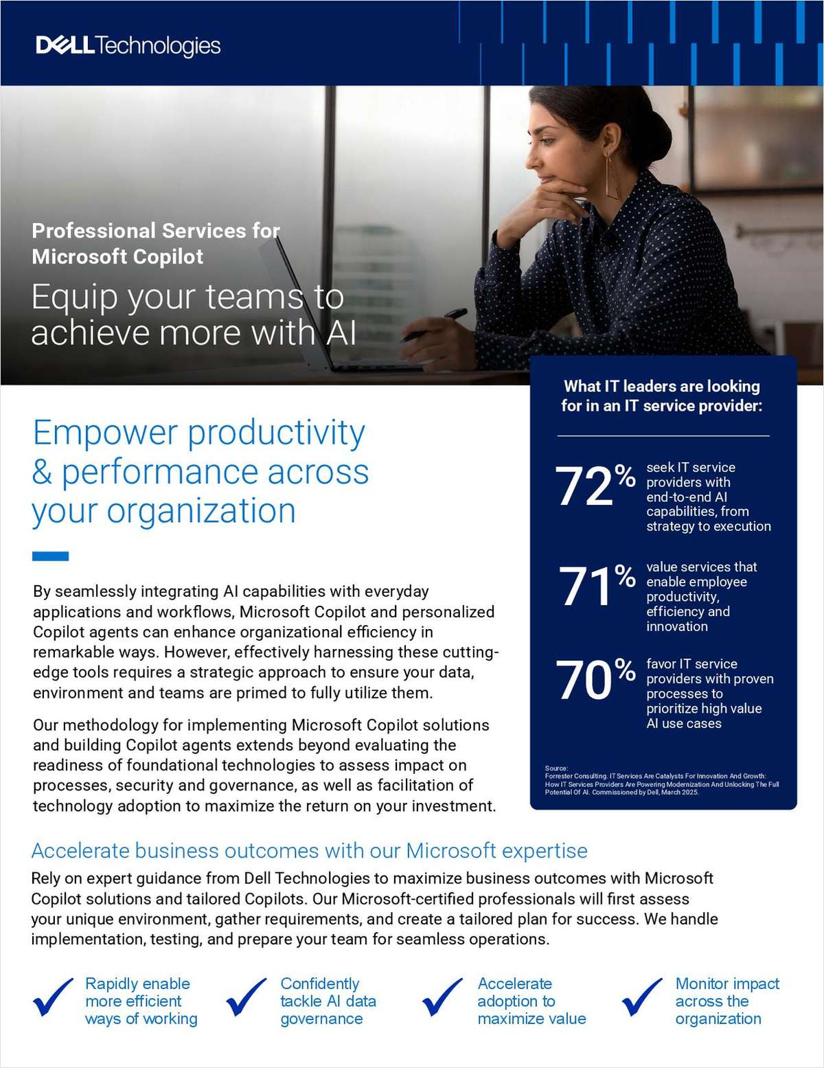Professional Services for Microsoft Copilot Equip your teams to Achieve more with AI