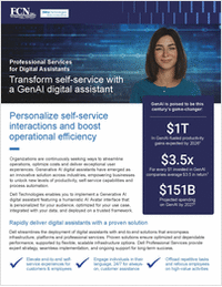 Professional Services for Digital Assistants Transform self-service with a GenAI digital assistant