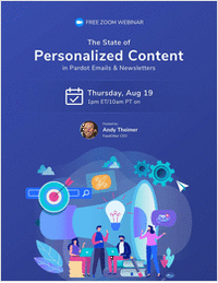 [Webinar] The State of Personalized Content in Pardot Emails & Newsletters