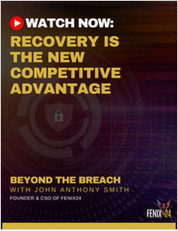Recovery Is the New Competitive Advantage