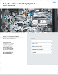 Electric vs. Pneumatic Automation: Which Technology Is Right for You? Why Downtime Matters - and What You Can Do About It