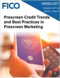 Prescreen Credit Trends and Best Practices in Prescreen Marketing