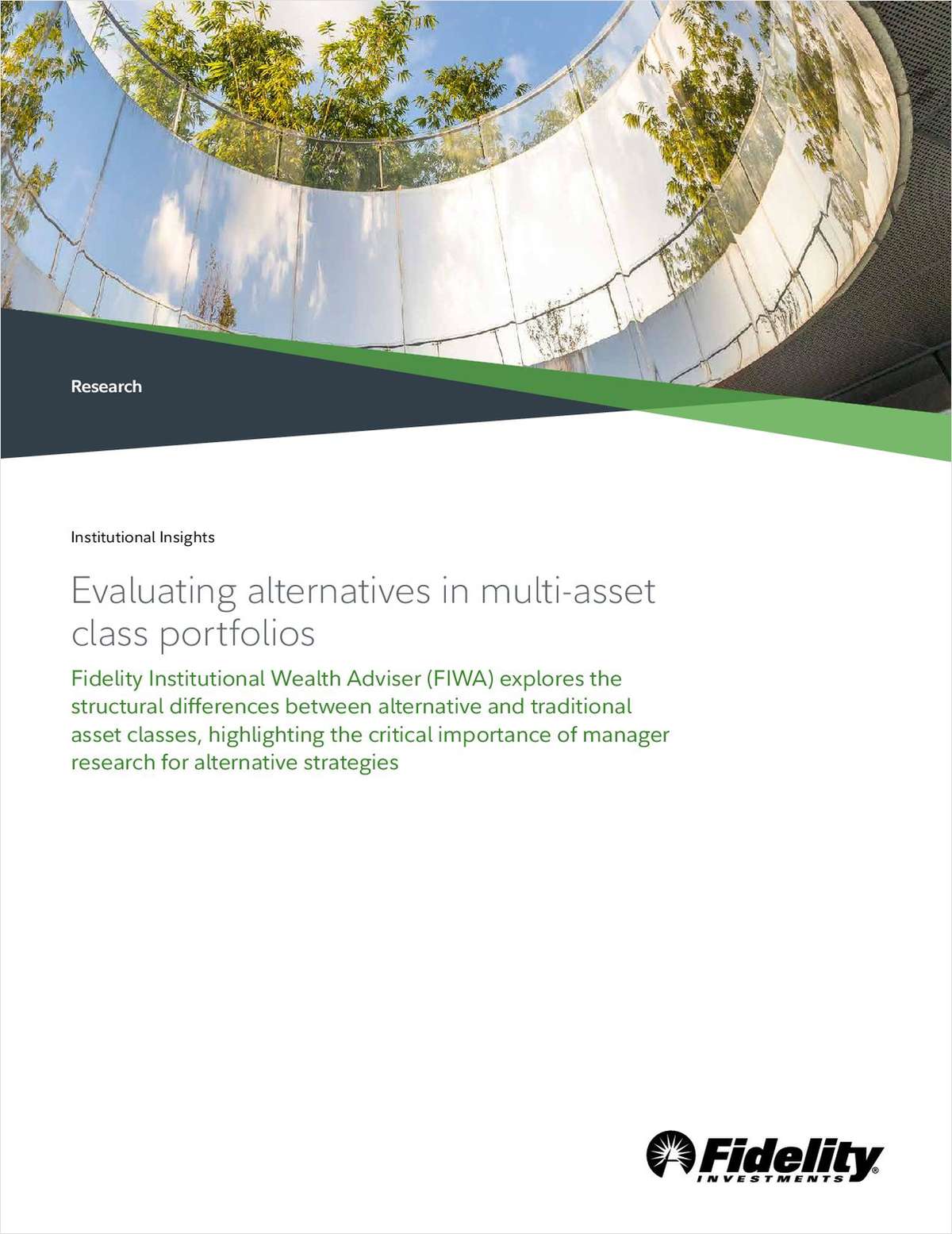 Evaluating alternatives in multi-asset class portfolios