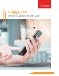Mobile App Specification Template