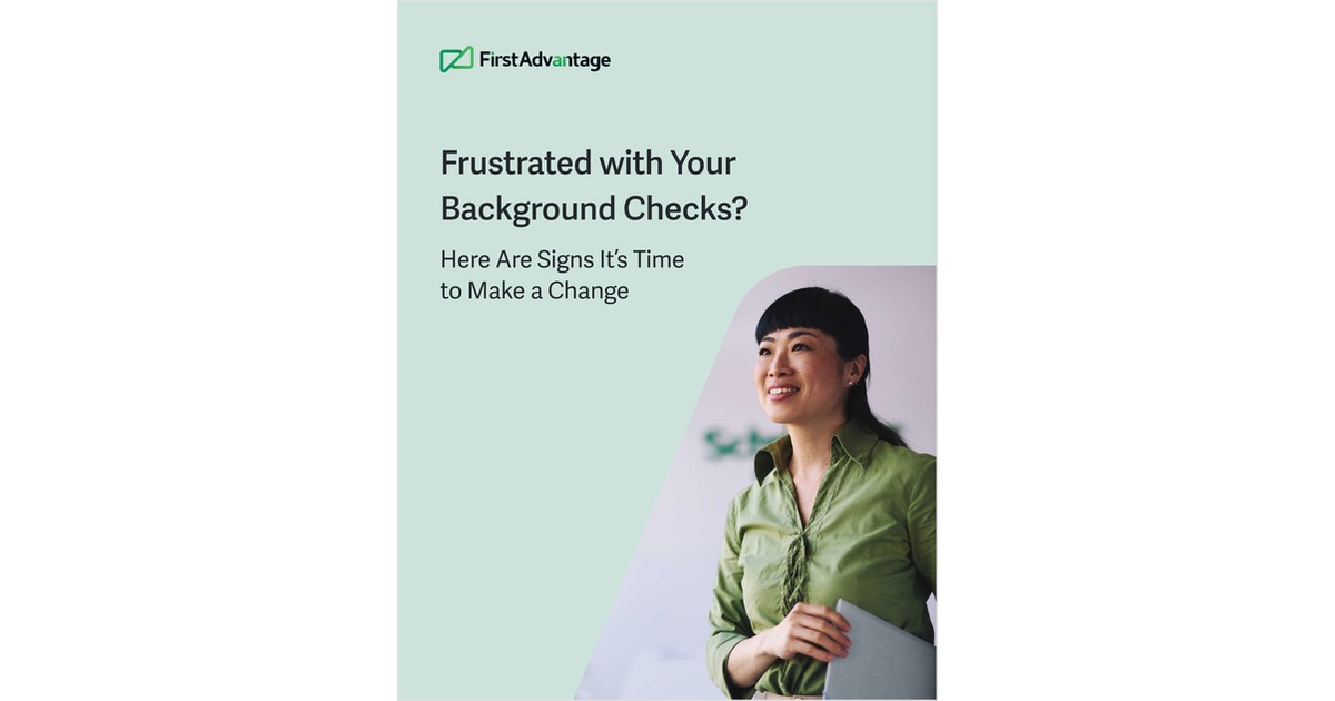 Frustrated with Your Background Checks? EMEA
