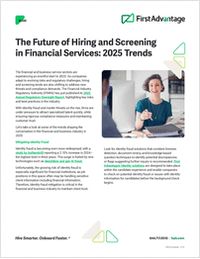 The Future of Hiring and Screening in Financial Services 2025 Trends