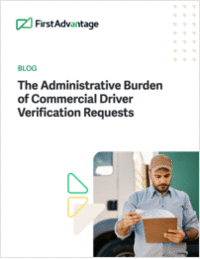 The Administrative Burden of Commercial Driver Verification Requests