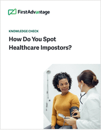 Knowledge Check: How do you spot Healthcare imposters?