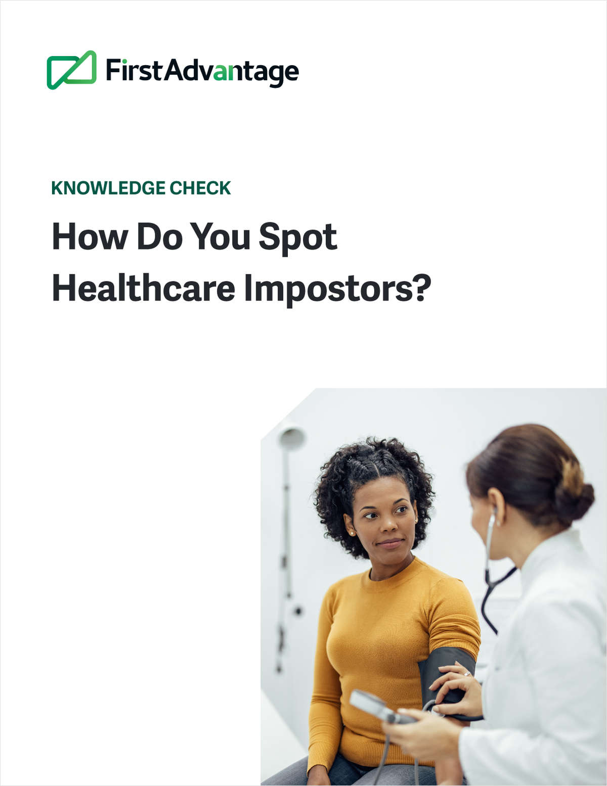 Knowledge Check: How do you spot Healthcare imposters?