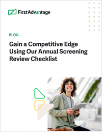 Annual Screening Review Checklist