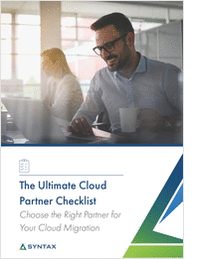 The Ultimate Cloud Partner Checklist: Choose the Right Partner for Your Cloud Migration