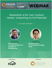 Generative AI for Your Contact Center: Unleashing Its Full Potential