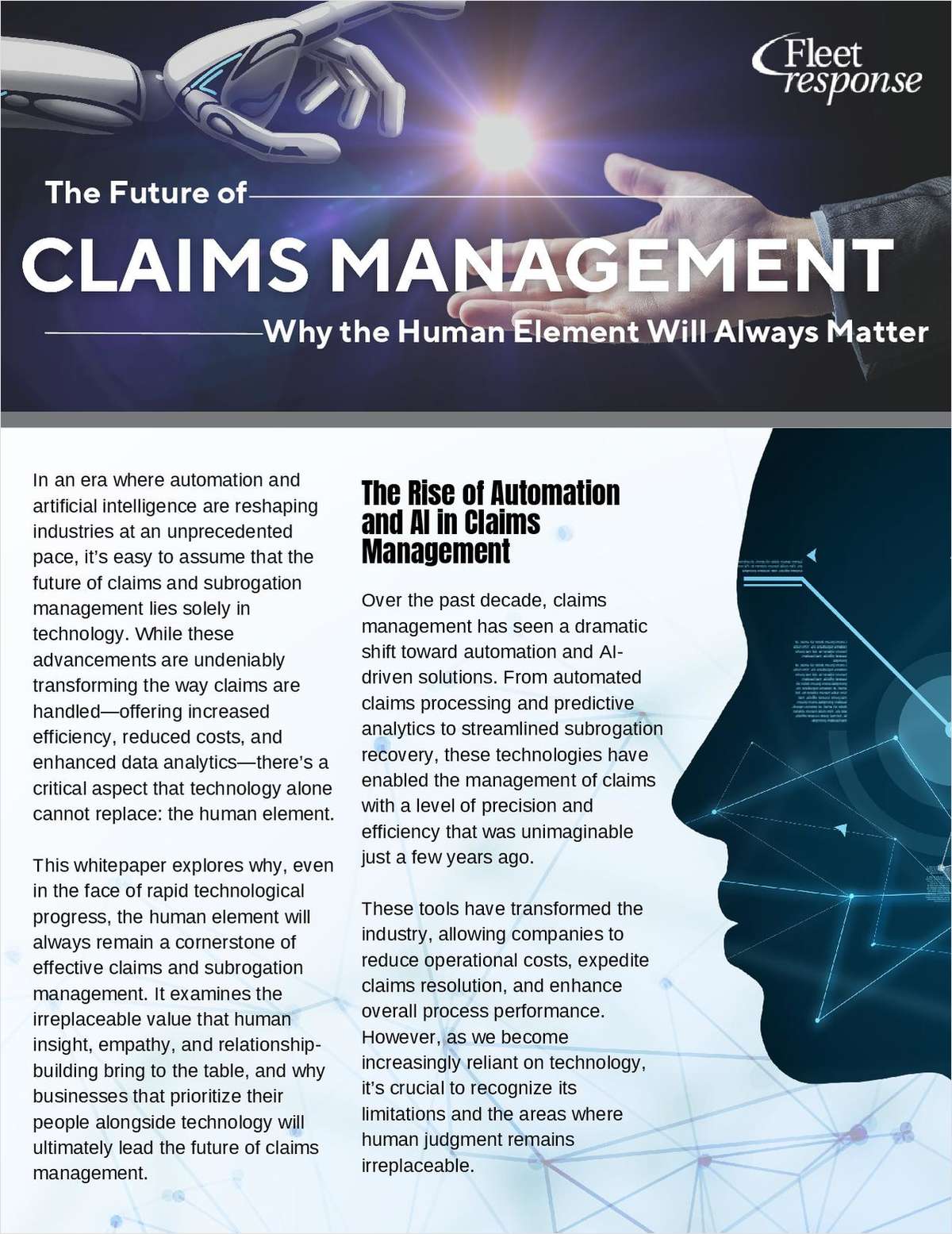 The Future of Claims Management: Why the Human Element Will Always Matter