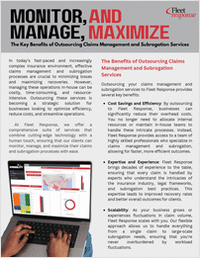 Monitor, Manage, Maximize: Benefits of Outsourcing Claims & Subrogation Services