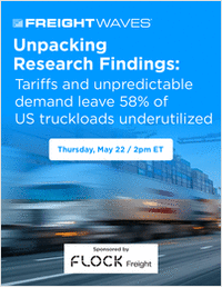 Unpacking research findings: Tariffs and unpredictable demand leave 58% of US truckloads underutilized
