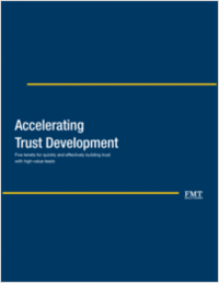 Accelerating Trust: Five Tenets for Converting High-Value Leads