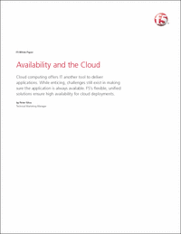 Availability and the Cloud