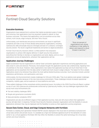 Fortinet Cloud Security Solutions