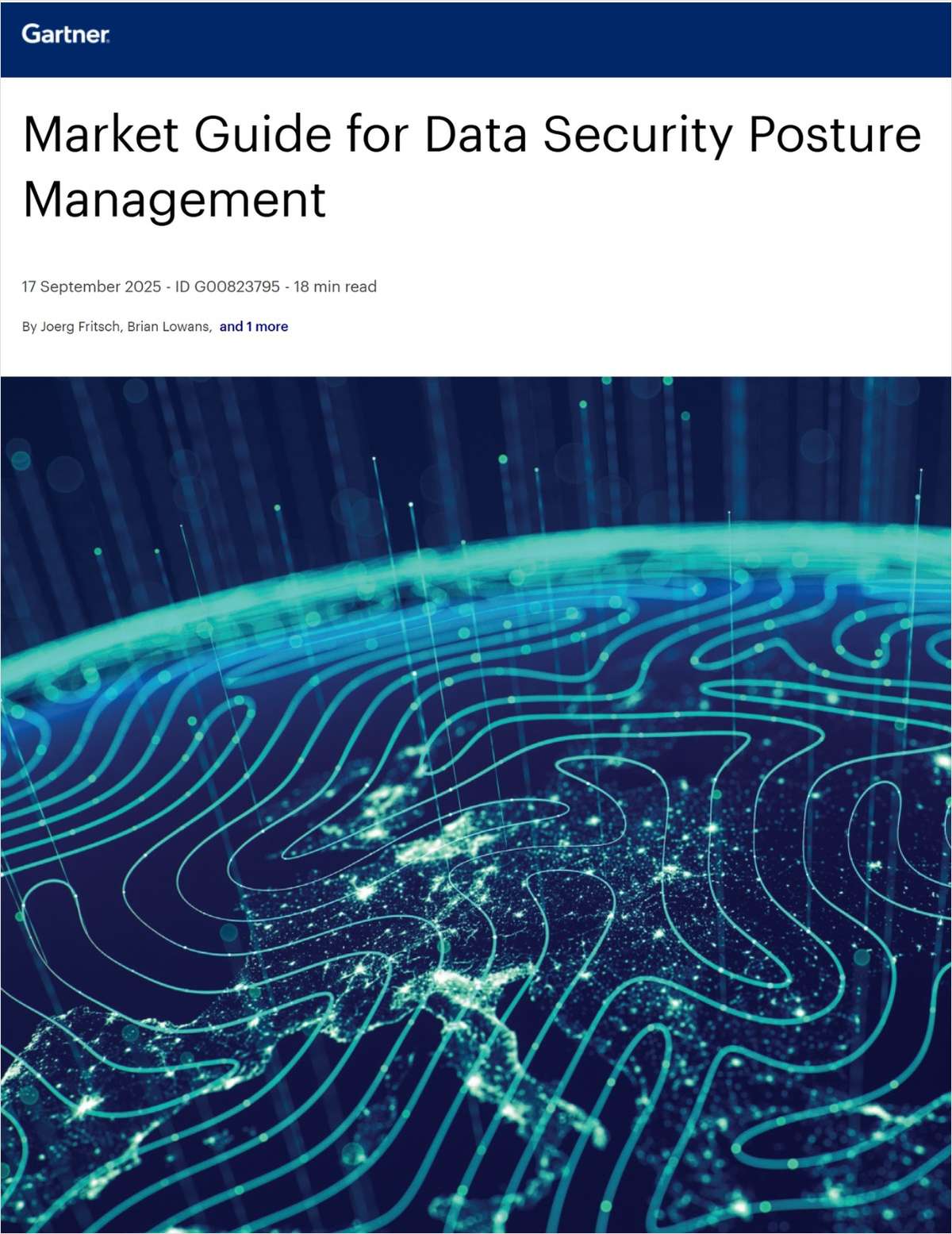 Gartner®: Market Guide for Data Security Posture Management