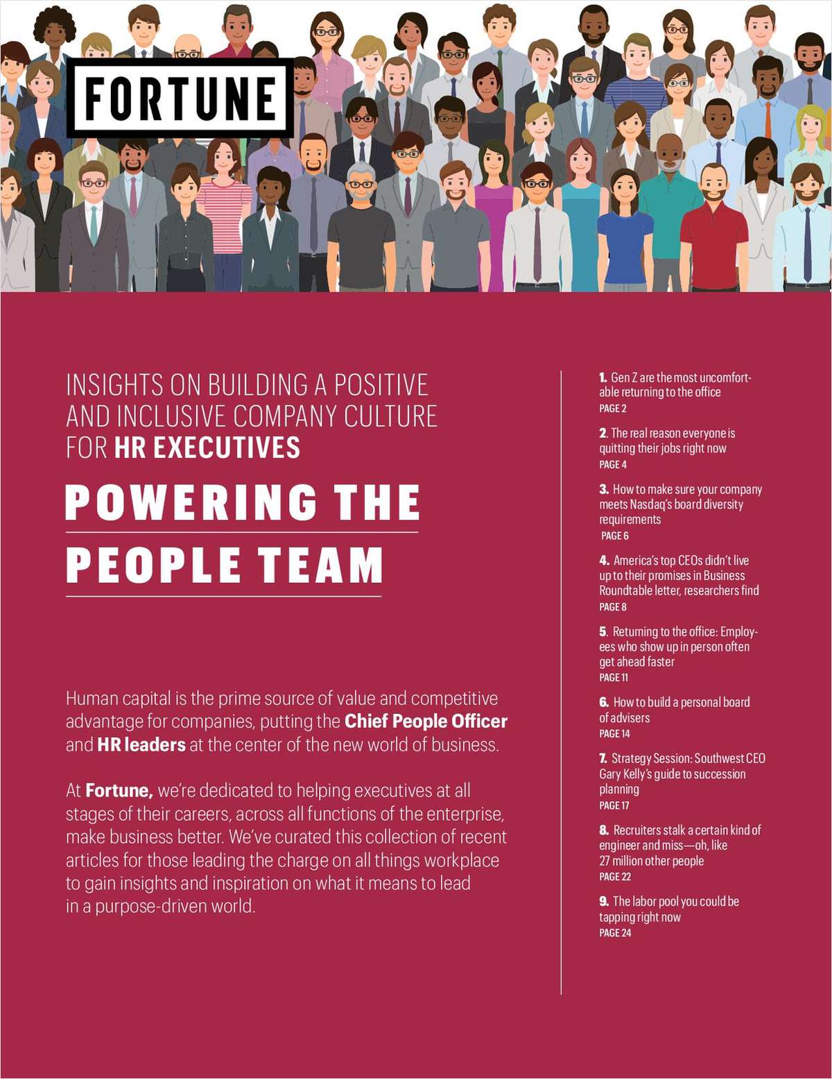 Insights on Building a Positive and Inclusive Company Culture for HR Executives: Powering the People Team