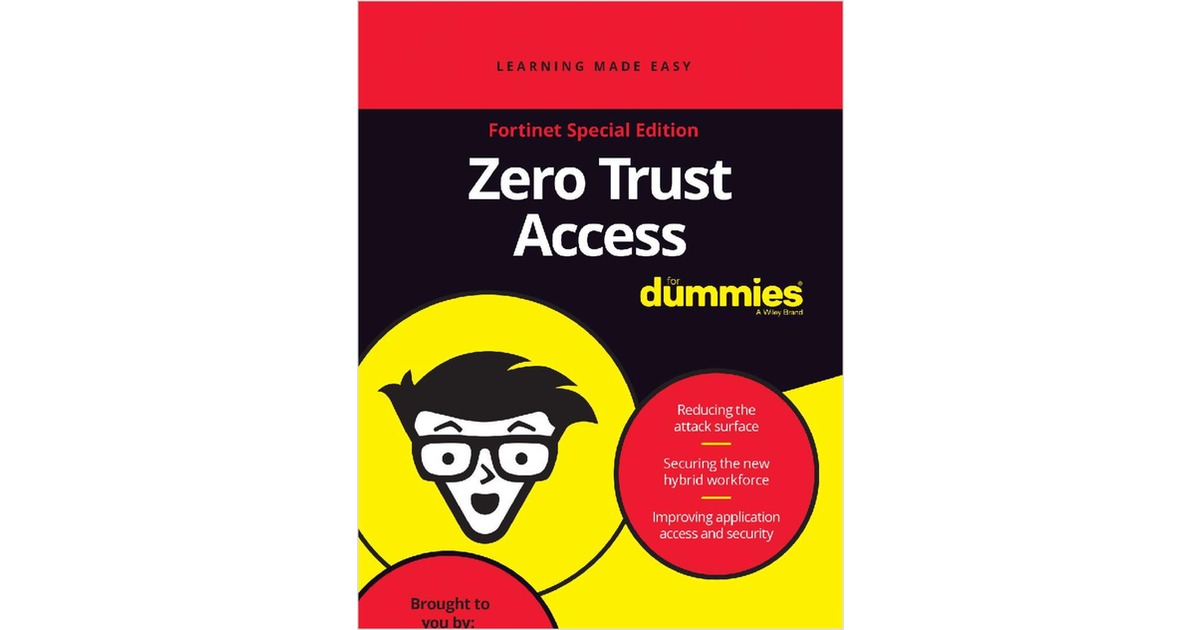 Special Edition Zero Trust Access for Dummies Free eBook
