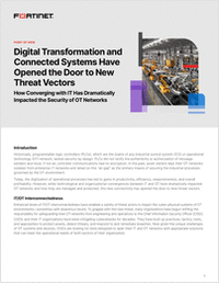 Digital Transformation and Connected Systems Have Opened the Door to New Threat Vectors