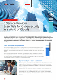 5 Service Provider Essentials for Cybersecurity in a World of Clouds