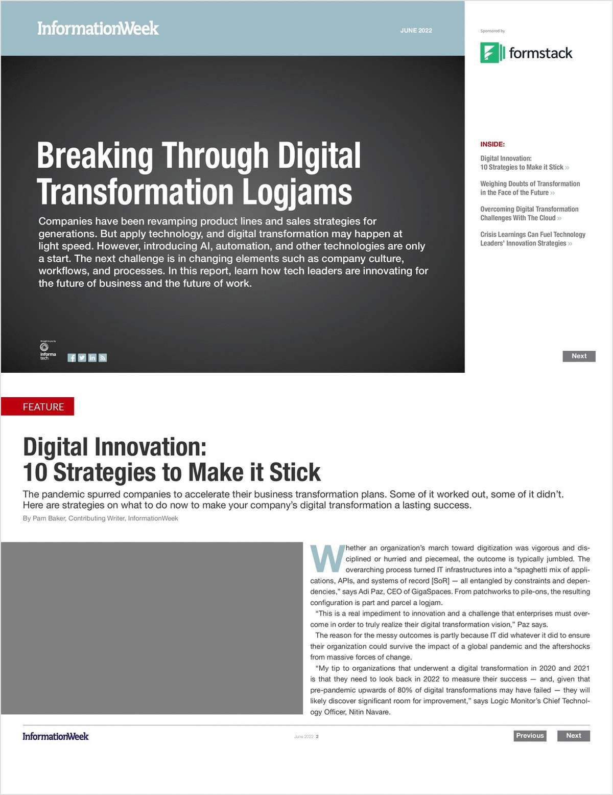 Breaking Through Digital Transformation Logjams