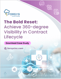 The Bold Reset: Achieve 360-degree Visibility in Contract Lifecycle