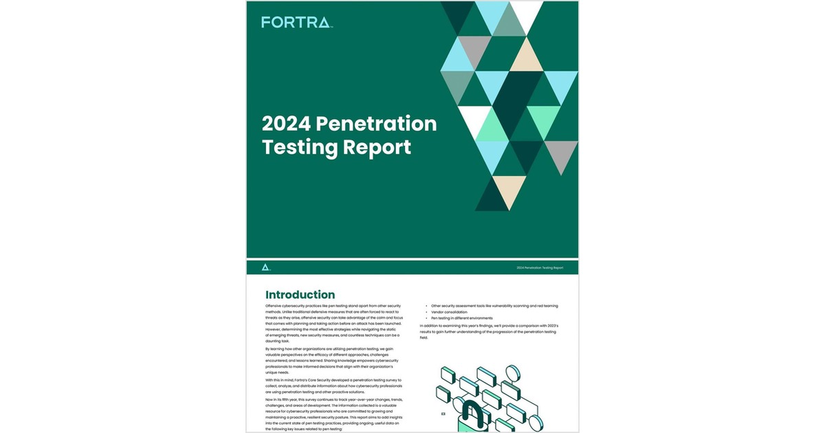 2024 Penetration Testing Report Free eBook